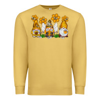Antique Gold Honey Gnome Premium Sweatshirt - CowhideDigitalArt