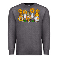 Charcoal Heather Honey Gnome Premium Sweatshirt - CowhideDigitalArt