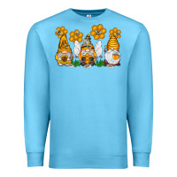 Ocean Blue Honey Gnome Premium Sweatshirt - CowhideDigitalArt