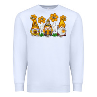 White Honey Gnome Premium Sweatshirt - CowhideDigitalArt