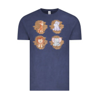 Vintage Denim Safari Baby Animal Clipart Vintage Tee - Bettercallsaul