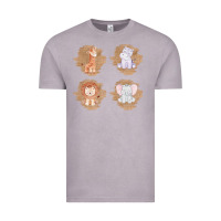 Vintage Zinc Safari Baby Animal Clipart Vintage Tee - Bettercallsaul