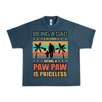 Midnight Navy Being a dad is an honor being a pawpaw is priceless Urban Heavy Tee - Bettercallsaul