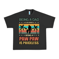 Pigment Black Being a dad is an honor being a pawpaw is priceless Urban Heavy Tee - Bettercallsaul