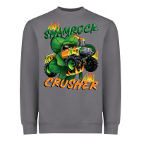 Storm Shamrock crusher St. Patrick's Day Heavyweight Sweatshirt - CowGirlArtShop