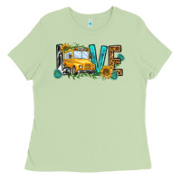 Matcha school bus love Ladies Tee - NancyCooperArtShop