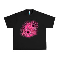 Black ribbon patch Urban Heavy Tee - JahusDesignShop