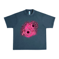 Midnight Navy ribbon patch Urban Heavy Tee - JahusDesignShop