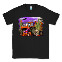 Black Halloween tractor Classic Tee - RanaPortraitStore