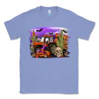 Colony Blue Halloween tractor Classic Tee - RanaPortraitStore