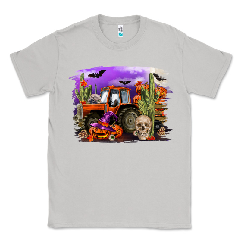 Halloween Tractor Classic Tee by RanaPortraitStore | Teevron