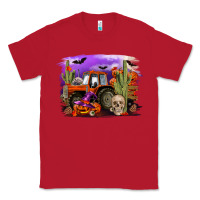 Red Halloween tractor Classic Tee - RanaPortraitStore