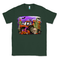 Sports Green Halloween tractor Classic Tee - RanaPortraitStore