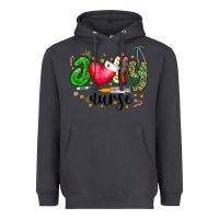Smoke Jolly Nurse Black Heavyweight Hoodie - CowhideDigitalArt