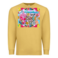 Antique Gold summer vibes with sweet tea Premium Sweatshirt - CowhideDigitalArt