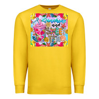 Lemon summer vibes with sweet tea Premium Sweatshirt - CowhideDigitalArt