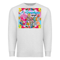 Oatmeal Heather summer vibes with sweet tea Premium Sweatshirt - CowhideDigitalArt