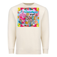 Sandshell summer vibes with sweet tea Premium Sweatshirt - CowhideDigitalArt