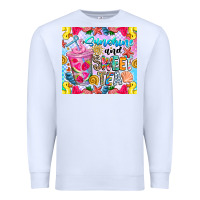 White summer vibes with sweet tea Premium Sweatshirt - CowhideDigitalArt