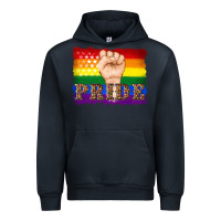 Navy lgbtq  flag and hand pride Urban Hoodie - Artiststas