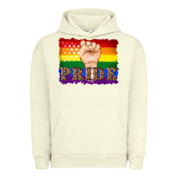 Pigment Pistachio lgbtq  flag and hand pride Urban Hoodie - Artiststas