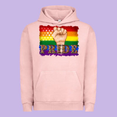 Lgbtq  Flag And Hand Pride Urban Hoodie Designed By Artiststas