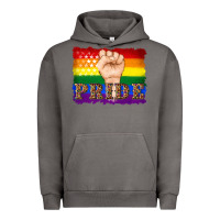 Pigment Tornado lgbtq  flag and hand pride Urban Hoodie - Artiststas