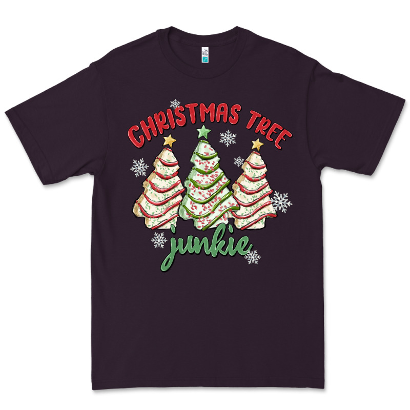 Christmas Tree Junkie Premium Tee by MaliasSmallBusiness | Teevron