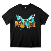 Black you matter Heavy Core Tee - NancyCooperArtShop
