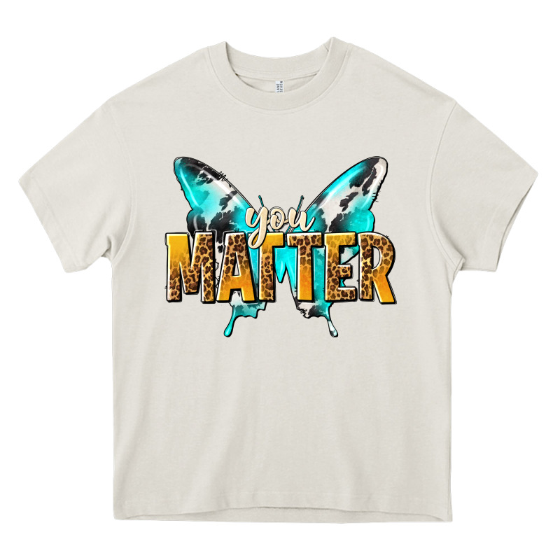 You Matter Heavy Core Tee by NancyCooperArtShop | Teevron