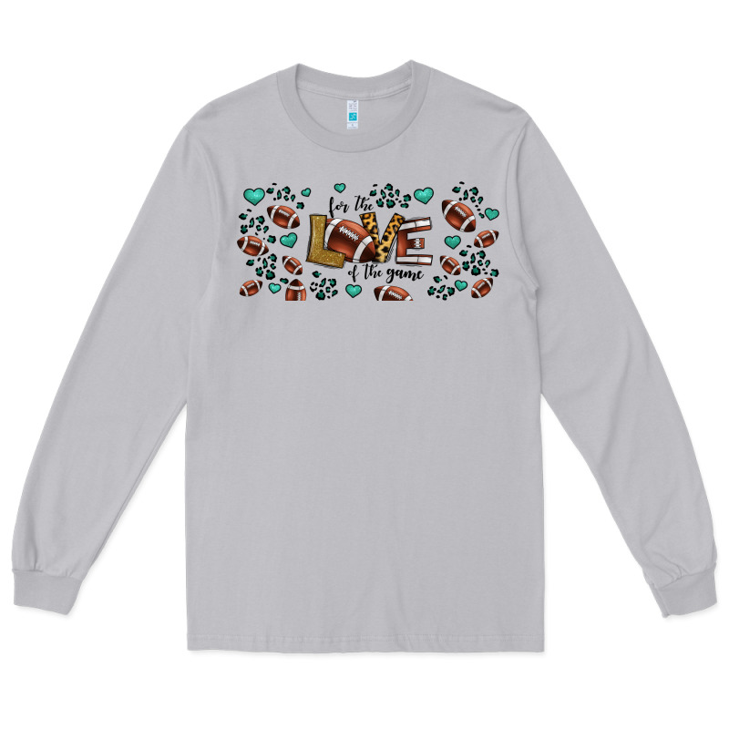 For The Love Of The Game American Football Long Sleeve Tee by Jasminsmagicworld | Teevron