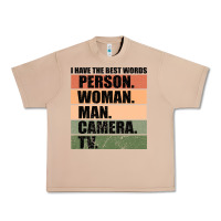 Burro Person Woman Man Camera Tv Urban Heavy Tee - Bettercallsaul