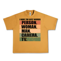 Peanut Butter Person Woman Man Camera Tv Urban Heavy Tee - Bettercallsaul