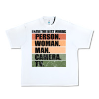 White Person Woman Man Camera Tv Urban Heavy Tee - Bettercallsaul