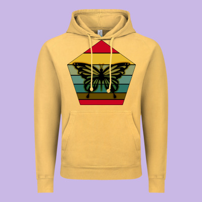 Butterfly Vintage Hoodie Designed By Bettercallsaul