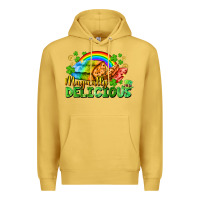 Antique Gold magically delicious St. Patricks Day Premium Hoodie - FaDigitalArtStudio