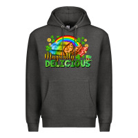 Charcoal Heather magically delicious St. Patricks Day Premium Hoodie - FaDigitalArtStudio