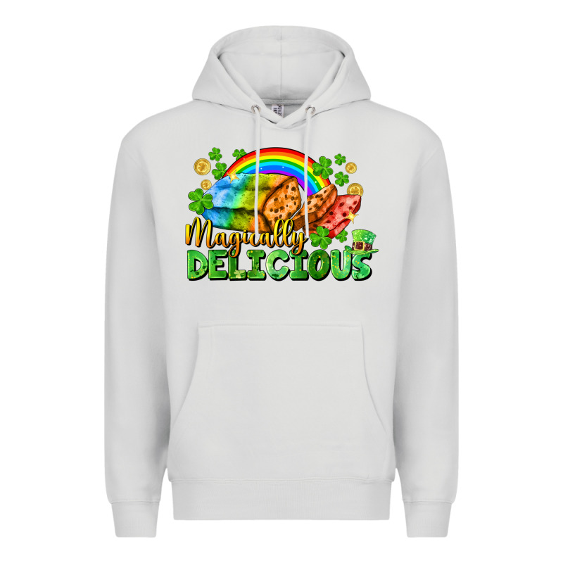 Magically Delicious St. Patricks Day Premium Hoodie by FaDigitalArtStudio | Teevron
