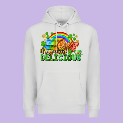 Magically Delicious St. Patricks Day Premium Hoodie Designed By Fadigitalartstudio
