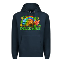 Navy magically delicious St. Patricks Day Premium Hoodie - FaDigitalArtStudio
