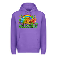 Purple magically delicious St. Patricks Day Premium Hoodie - FaDigitalArtStudio