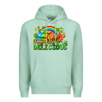 Seafoam magically delicious St. Patricks Day Premium Hoodie - FaDigitalArtStudio