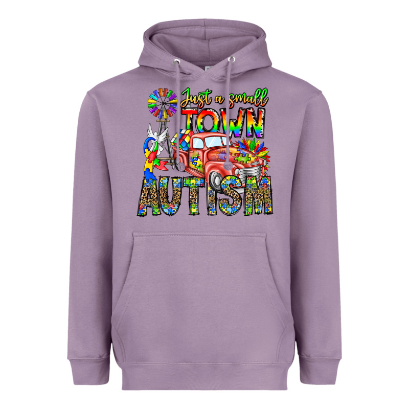 Just A Girl Small Town Autism Heavyweight Hoodie by CowhideDigitalArt | Teevron