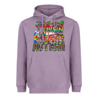 Lavender Just a Girl Small Town Autism Heavyweight Hoodie - CowhideDigitalArt