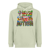 Matcha Just a Girl Small Town Autism Heavyweight Hoodie - CowhideDigitalArt