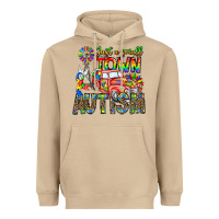 Mushroom Just a Girl Small Town Autism Heavyweight Hoodie - CowhideDigitalArt
