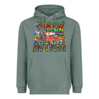 Sage Just a Girl Small Town Autism Heavyweight Hoodie - CowhideDigitalArt