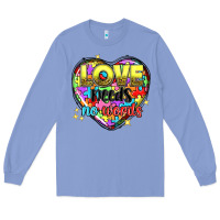 Colony Blue Love needs no words Long Sleeve Tee - NancyCooperArtShop