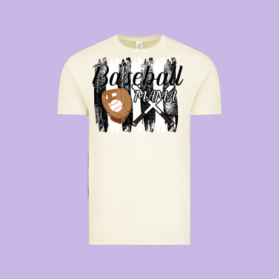 Baseball Mama Vintage Tee Designed By Bettercallsaul