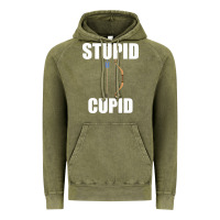 Vintage Olive Studip Cupid Vintage Hoodie - Bettercallsaul